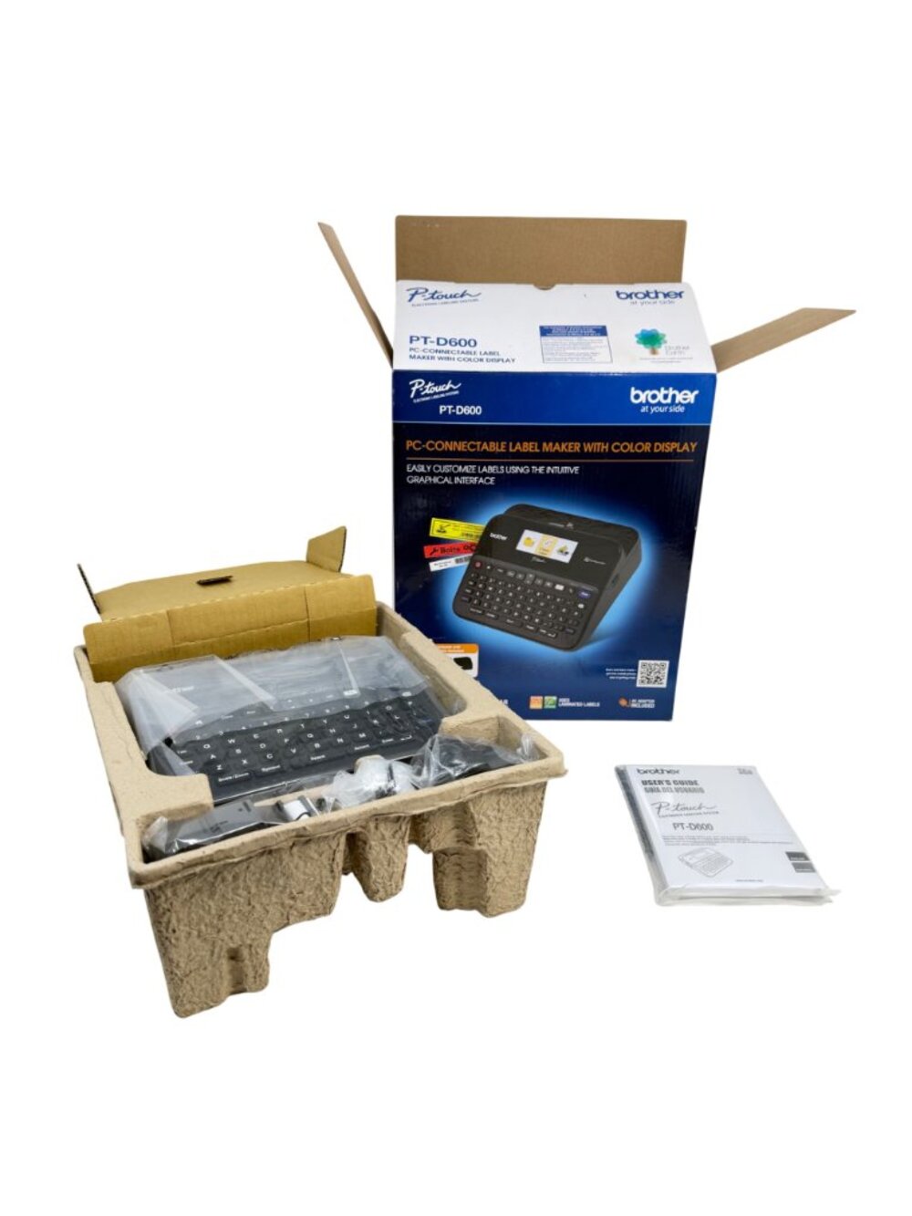 Brother P-Touch PT-D600 Label Maker - PC-Connectable - Color Disp - New Open Box - Picture 2 of 6